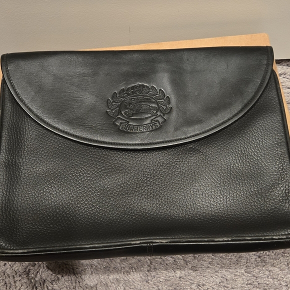 Black Leather Men's Bag